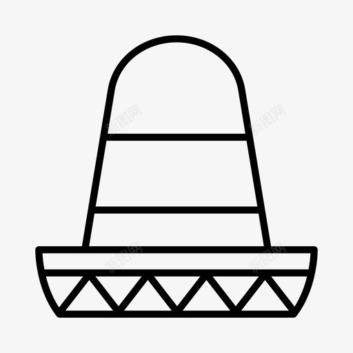 罩袍狂欢节文化图标svg_新图网 https://ixintu.com 墨西哥 拉丁美洲 文化 狂欢节 罩袍