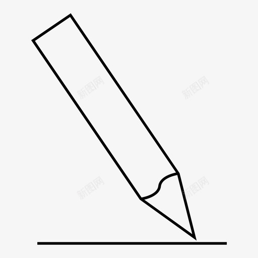 写画铅笔图标svg_新图网 https://ixintu.com 写 用户界面 画 网页搜索引擎优化 铅笔