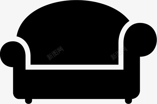 沙发躺椅家具图标svg_新图网 https://ixintu.com 客厅 家具 放松 椅子 沙发 豪华 躺椅
