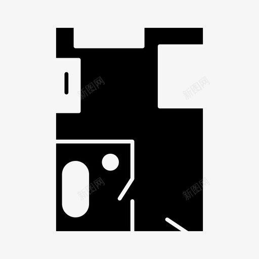 地图室蓝图酒店图标svg_新图网 https://ixintu.com 位置 地图室 蓝图 酒店