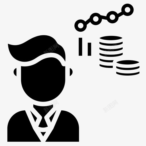 投资银行业务增长投资者图标svg_新图网 https://ixintu.com 储蓄 增长 投资者 投资银行业务 用户 男性 简介 货币