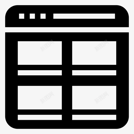 网络产品浏览器互联网图标svg_新图网 https://ixintu.com 互联网 在线 浏览器 窗口 窗口和应用程序 网络产品 网页