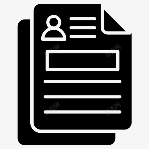 职位申请人力资源招聘图标svg_新图网 https://ixintu.com 人力资源 企业管理实心图标 招聘 职位申请 选择程序