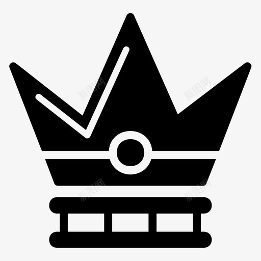 皇冠国王陛下图标svg_新图网 https://ixintu.com 公主 国王 王后 皇冠 陛下