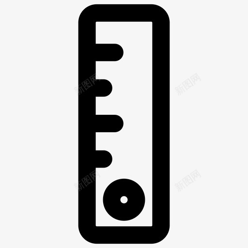 尺子健身器卷尺图标svg_新图网 https://ixintu.com 健身器 卷尺 尺子 工具