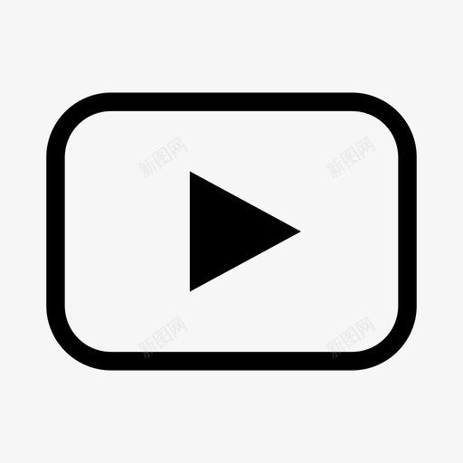 视频数字视频播放视频图标svg_新图网 https://ixintu.com youtube 播放视频 数字视频 视频 视频播放器