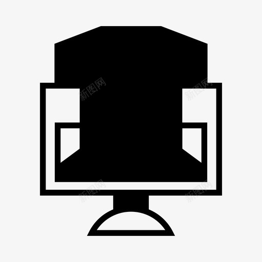 沙发椅子休息室图标svg_新图网 https://ixintu.com 休息室 半沙发 座椅 椅子 沙发