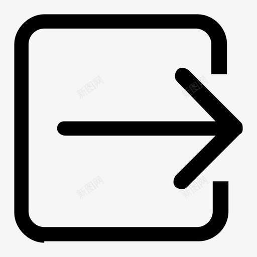 退出系统-01svg_新图网 https://ixintu.com 退出系统-01