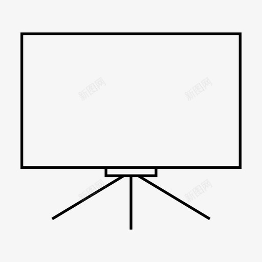 展示板讨论学校图标svg_新图网 https://ixintu.com 学校 展示板 广告和媒体材料设计图标 白板 讨论