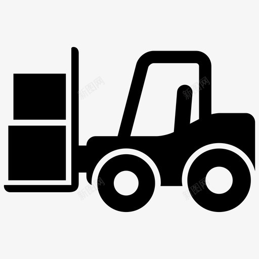 叉车物流仓库图标svg_新图网 https://ixintu.com 仓库 叉车 物流 物流1
