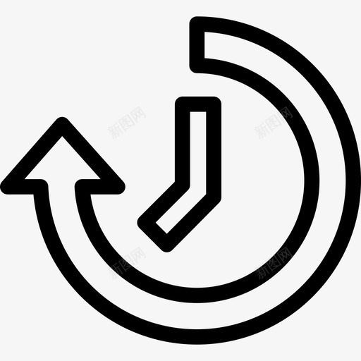 交货时间线性电子商务图标svg_新图网 https://ixintu.com 交货时间 线性电子商务