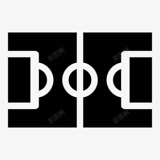 场地足球图标svg_新图网 https://ixintu.com 场地 足球