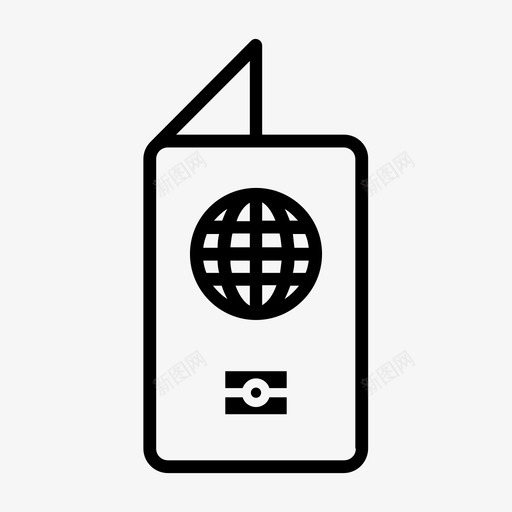 护照边境海关图标svg_新图网 https://ixintu.com 假日 度假 护照 旅游 旅游度假 海关 边境
