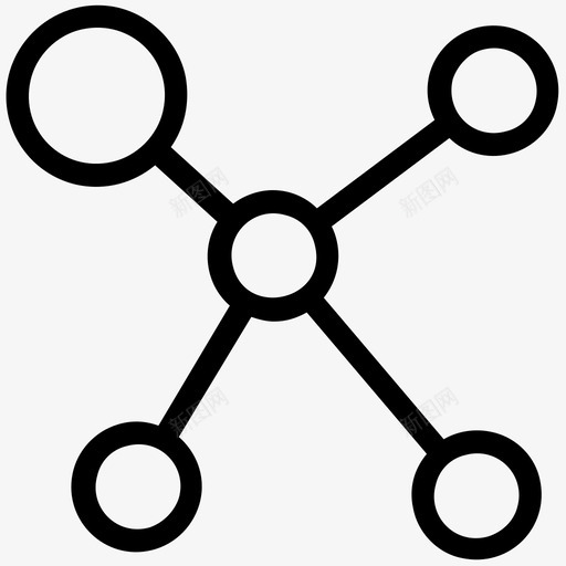网络拓扑网络架构网络图图标svg_新图网 https://ixintu.com 数据管理线图标 星形网络拓扑 网络图 网络拓扑 网络拓扑结构 网络架构