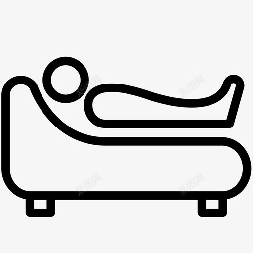 病人病床医疗护理图标svg_新图网 https://ixintu.com 医疗 医疗护理 收藏19 病人 病床