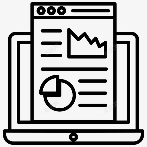 统计分析商业报告商业研究图标svg_新图网 https://ixintu.com 商业报告 商业研究 数据计算 数据评估 统计分析 网络和搜索引擎优化线图标