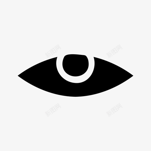 眼睛检查验证图标svg_新图网 https://ixintu.com 字形 市场开发 检查 眼睛 网页设计 视图 验证