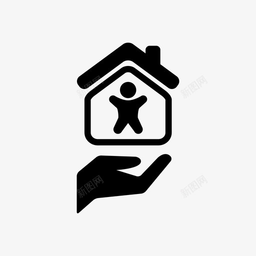 按揭人寿保险住宅房屋图标svg_新图网 https://ixintu.com 住宅 房屋 按揭人寿保险 风险保险套装1第4部分