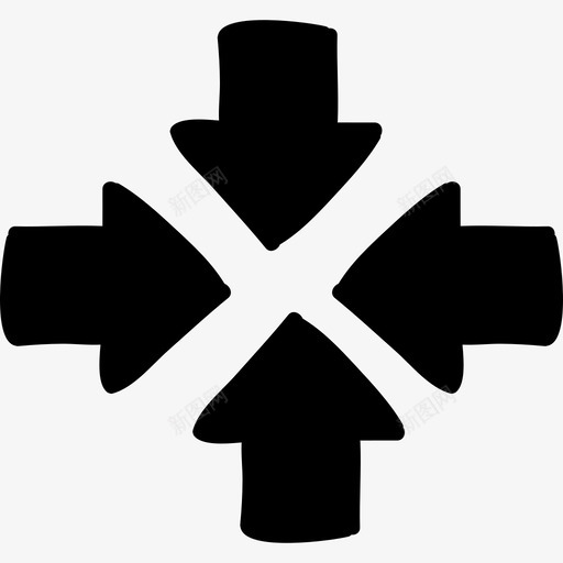 四箭手工制作图标svg_新图网 https://ixintu.com 四箭 手工制作