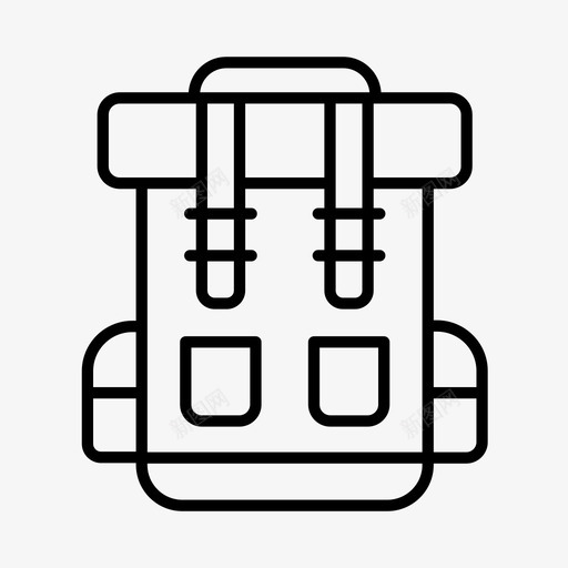 背包假日暑假图标svg_新图网 https://ixintu.com 假日 旅行 暑假 背包