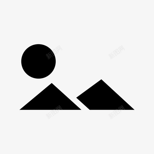 风景景观山脉图标svg_新图网 https://ixintu.com 山脉 景观 网页设计和用户界面 风景