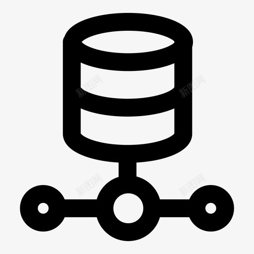 存储数据库托管图标svg_新图网 https://ixintu.com 存储 托管 数据库 服务器