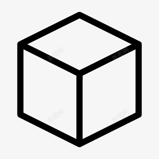 立方体长方体元素图标svg_新图网 https://ixintu.com 元素 基本图标所有尺寸 多边形 正方形 立方体 长方体