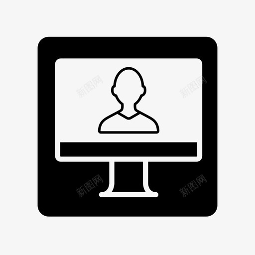 计算机用户界面pc图标svg_新图网 https://ixintu.com pc 办公室 用户 界面 计算机用户