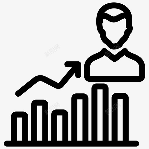 业务分析师数据分析师财务分析师图标svg_新图网 https://ixintu.com 业务分析师 创业和新业务线图标 战略规划 数据分析师 财务分析师