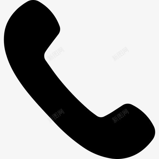 呼叫通信接收器图标svg_新图网 https://ixintu.com 呼叫 接口 接收器 电话 通信