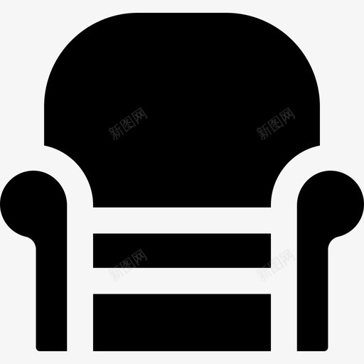 椅子建筑物房地产图标svg_新图网 https://ixintu.com 建筑物 房地产 椅子