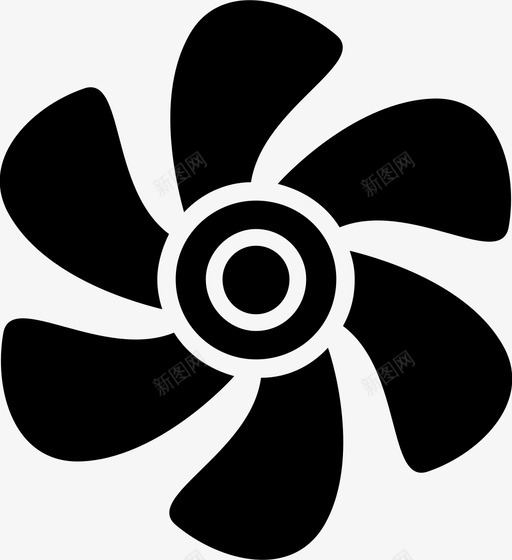 风扇计算机设备图标svg_新图网 https://ixintu.com 互联网 技术 硬件 计算机 设备 风扇