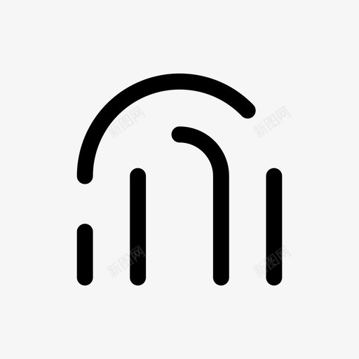 指纹身份证移动应用程序2图标svg_新图网 https://ixintu.com 指纹 移动应用程序2 身份证