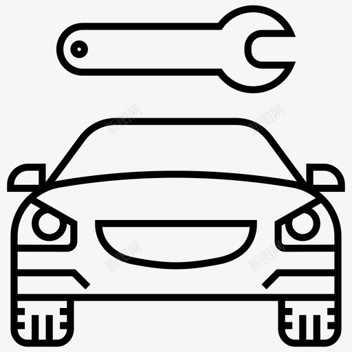 汽车修理汽车服务维修图标svg_新图网 https://ixintu.com 机械师 汽车修理 汽车服务 维修