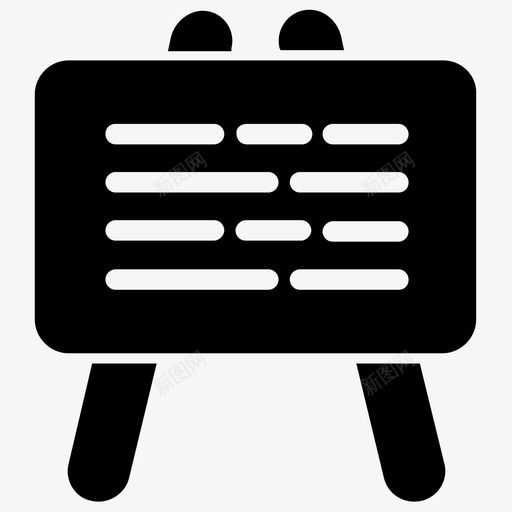 白板课教室小学图标svg_新图网 https://ixintu.com 中学 在线学习字形图标 小学 教室 教案 白板课
