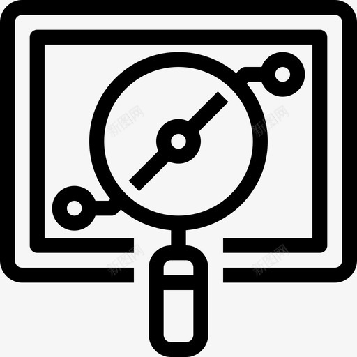 数据分析演示报告图标svg_新图网 https://ixintu.com 在线营销 报告 搜索 数据分析 演示
