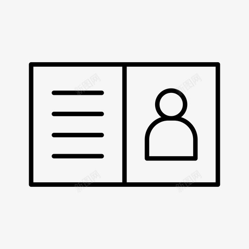 图书指南用户图标通用svg_新图网 https://ixintu.com 图书指南用户 图标 通用 通用图标行