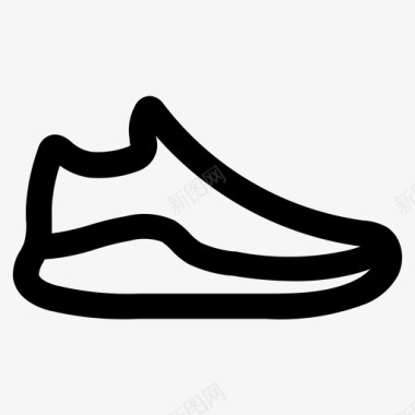 运动鞋篮球鞋绳子图标图标