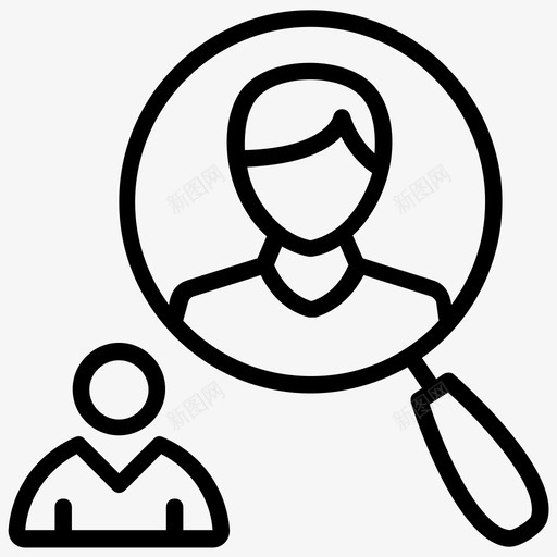 招聘人力资源职位申请图标svg_新图网 https://ixintu.com 人力资源 人力资源行图标 招聘 职位申请 选择程序