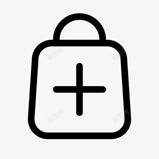 添加到购物袋采购购物袋图标svg_新图网 https://ixintu.com 基本图标集 添加到购物袋 购物袋 采购