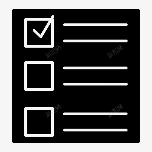 列表检查表复选标记图标svg_新图网 https://ixintu.com 任务列表 列表 复选标记 待办事项列表 检查表