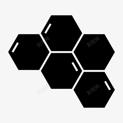 分子链化学图标svg_新图网 https://ixintu.com 分子 化合物 化学 学校 链