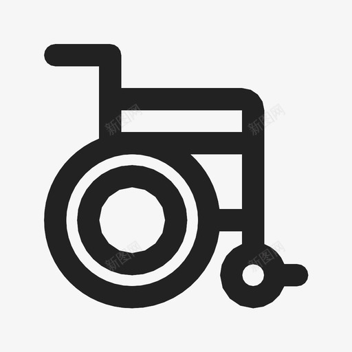 轮椅健康医疗图标svg_新图网 https://ixintu.com 健康 医疗 轮椅