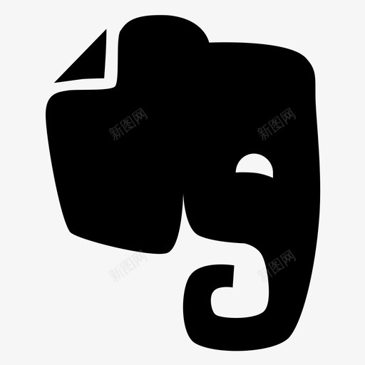 社交-印象笔记svg_新图网 https://ixintu.com 社交-印象笔记