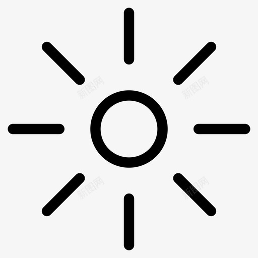 太阳明亮早晨的太阳图标svg_新图网 https://ixintu.com 太阳 太阳升起 早晨的太阳 明亮 阳光灿烂