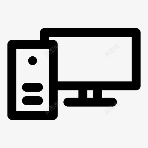 计算机设备mac图标svg_新图网 https://ixintu.com mac 机器 硬件粗体 计算机 设备