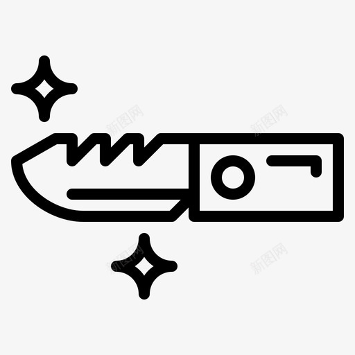 刀切野营图标svg_新图网 https://ixintu.com 刀 切 野营