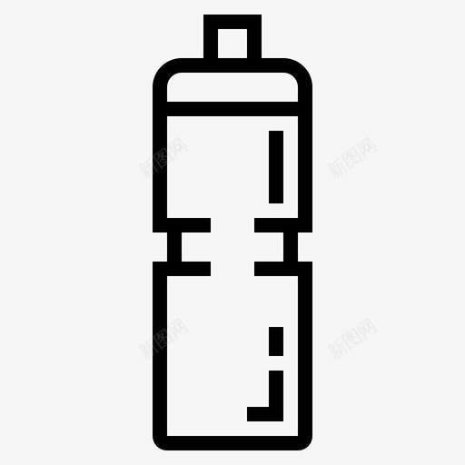 饮料瓶子补水图标svg_新图网 https://ixintu.com 水 瓶子 补水 跑步 饮料