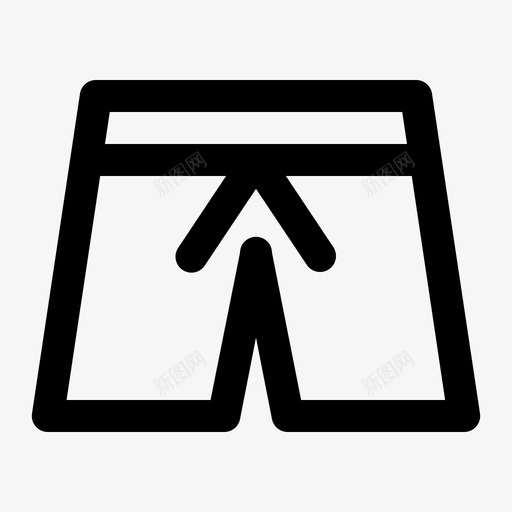 采购产品短裤服装时装图标svg_新图网 https://ixintu.com 时装 服装 服装系列 裤子 采购产品短裤