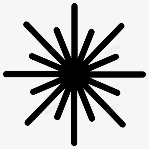 光明圣诞节星星图标svg_新图网 https://ixintu.com 光明 圣诞节 星星